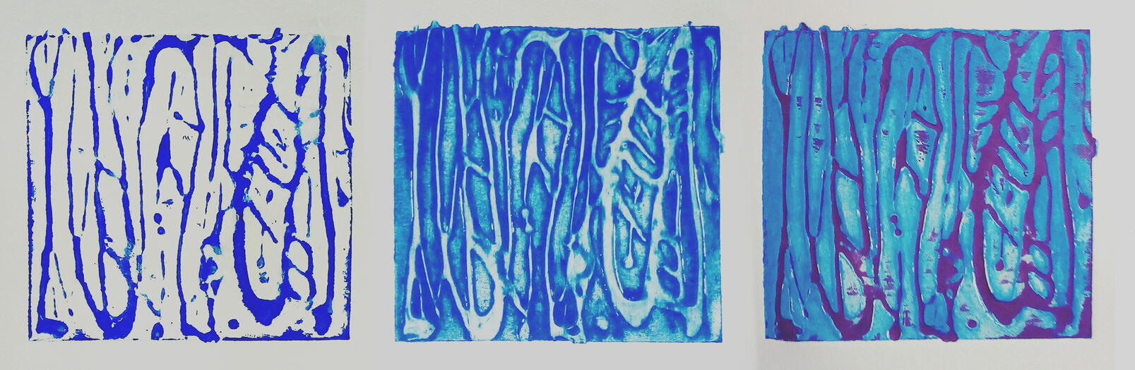 Untitled, collagraphy, 2017